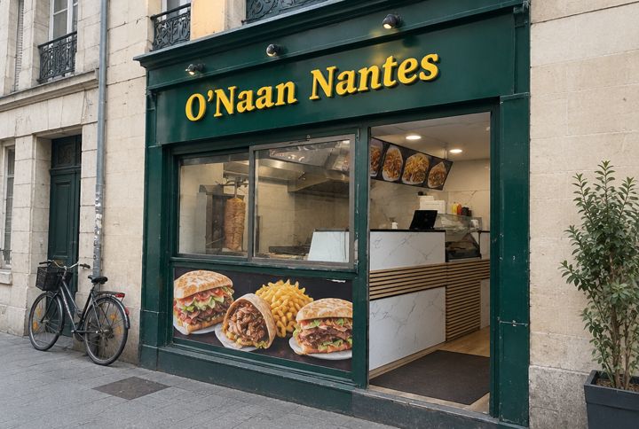 Devanture du restaurant O'Naan Nantes