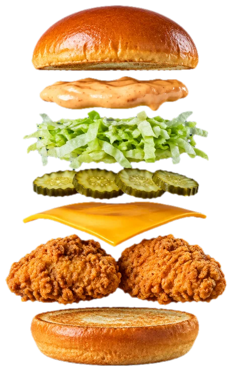 Vue éclatée : Fricky's Burger