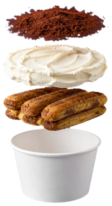 Vue éclatée : Tiramisu classique