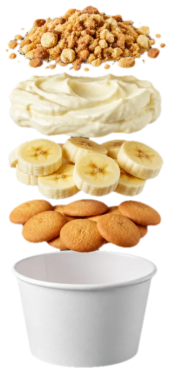 Vue éclatée : Banana pudding
